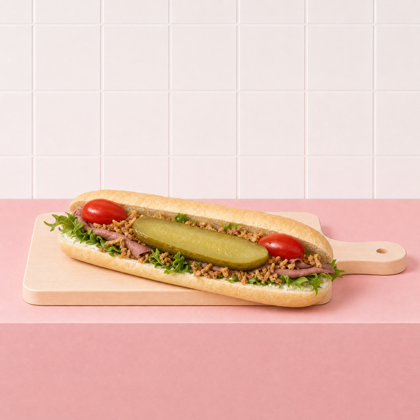 Baguette med rostbiff