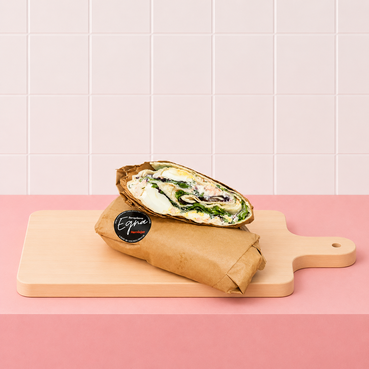 Wrap med skagenröra